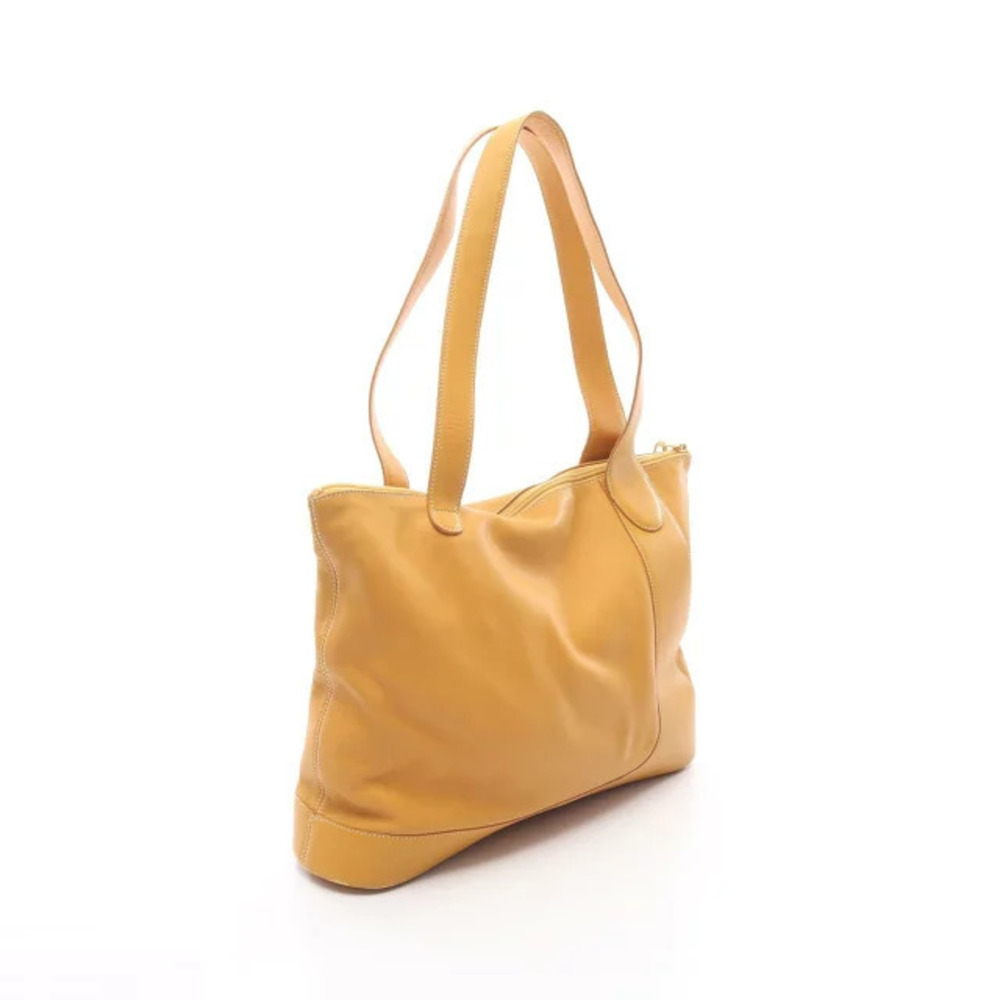 Loewe Tote Leather matching Yellow zip detachable Yellow